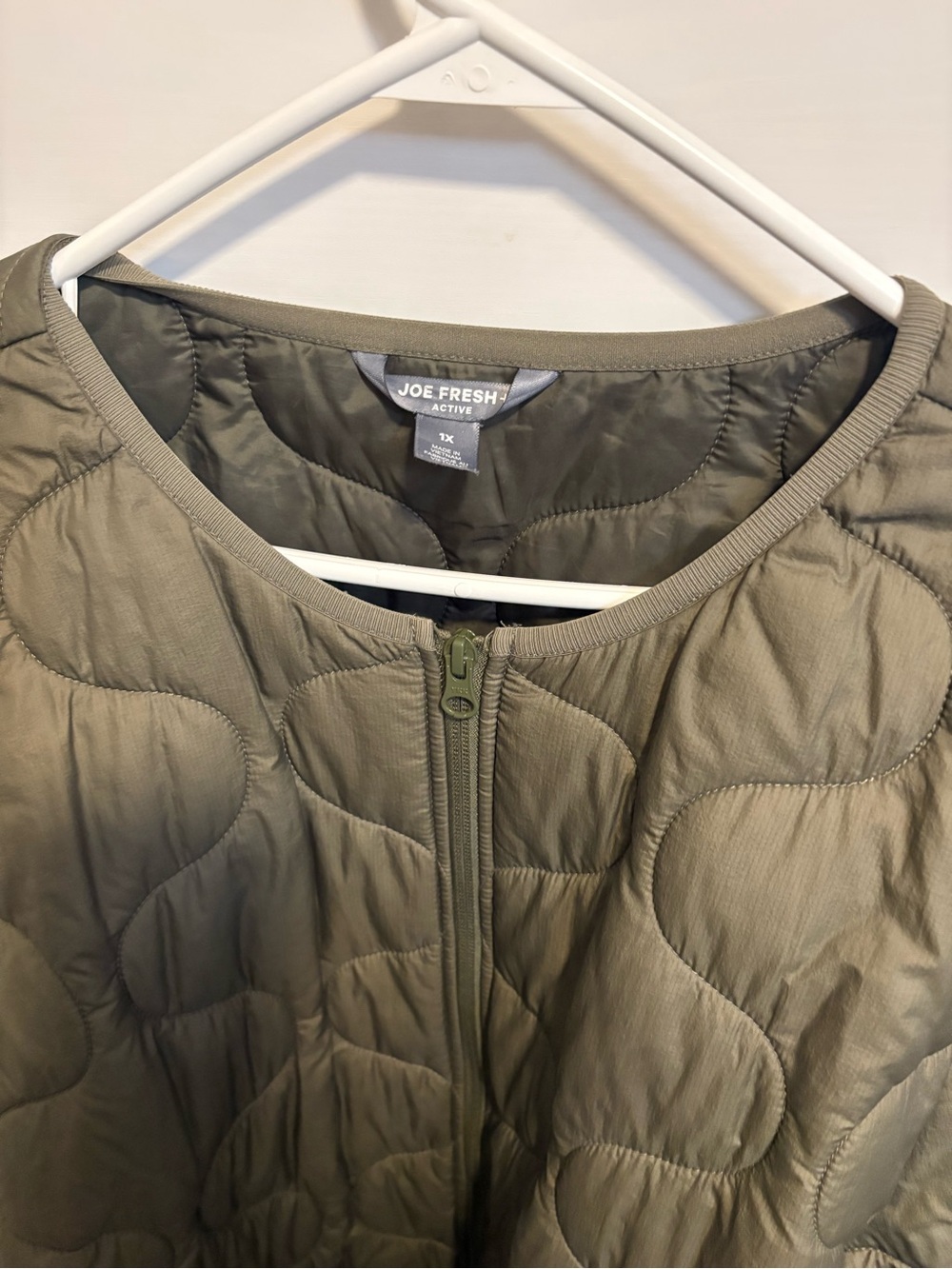Quilted Olive Lightweight Jacket - Joe Fresh - Picture 2 of 3